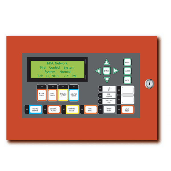 ANUNCIADOR REMOTO LCD 4x20 SERIE FLEXNET FX-4000 UL, FM