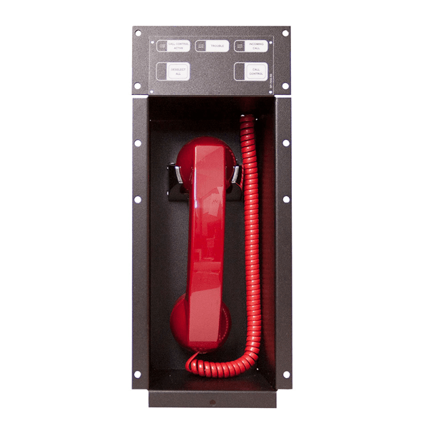 NETWORK MASTER FIREFIGHTERS TELEPHONE CONTROL MODULE, VERTICAL MOUNT