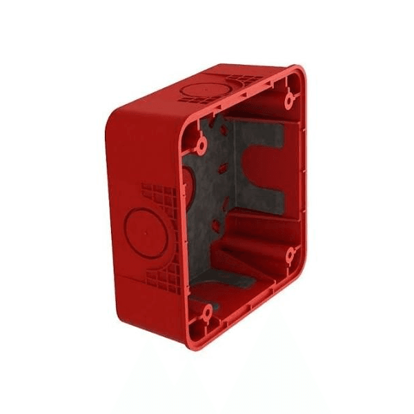 CAJA TRASERA DE MONTAJE EN SUPERFICIE ROJA