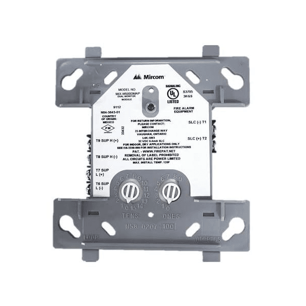 MODULO SUPERV. DOBLE P/ DISP. N/O CLASE B CONTACTO SECO PROT. AP