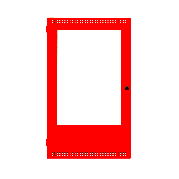 PUERTA ROJA PARA LA CAJA UB-1024DS