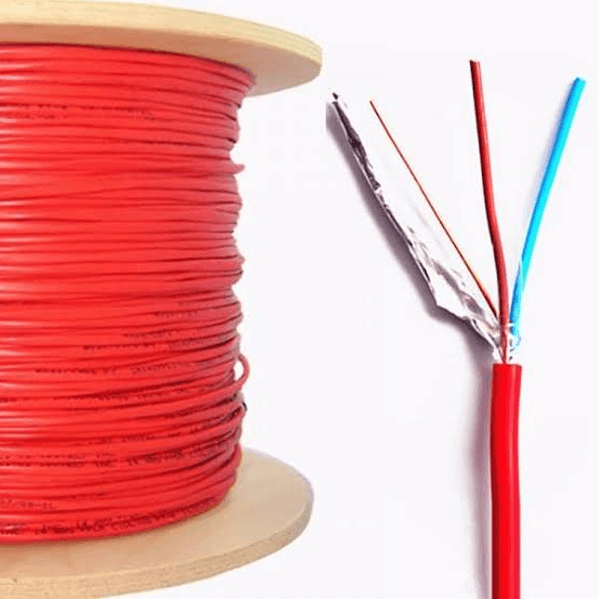 CABLE INCENDIO #14/1 PAR TRENZADO ROJO FPLR 1000