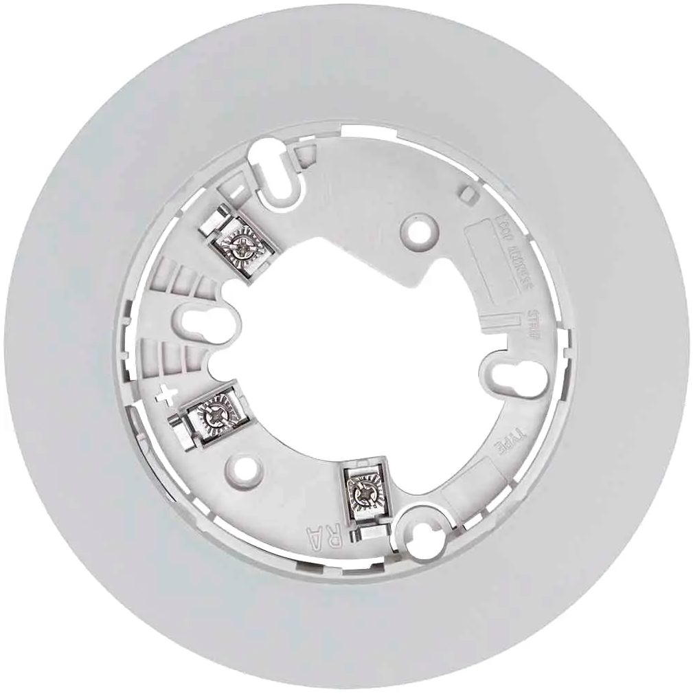 Base de 6 Pulgadas para Sensores Direccionables Serie AP de MIRCOM, Color Blanco