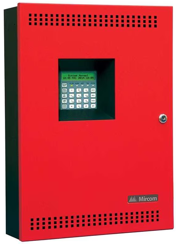 Panel Convencional de Control de Alarma Contra Incendios de 6 zonas con Pantalla LCD y Comunicador Digital Integrado
