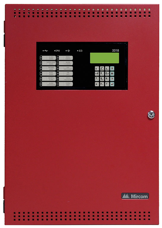 Panel Direccionable de Detección, Control y Alarma de Incendios, Comunicador Telefónico Integrado, 1 Lazo, hasta 318 Puntos