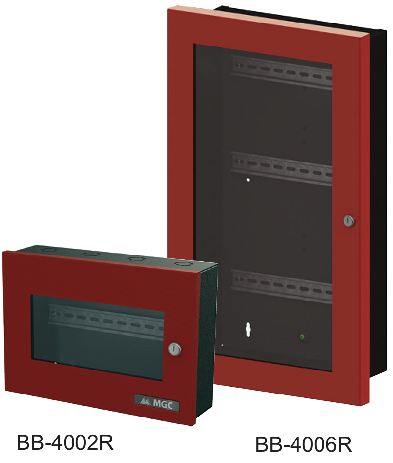 CAJA ROJA PARA 2 MODULOS MULTIPLES MIX-4000-M