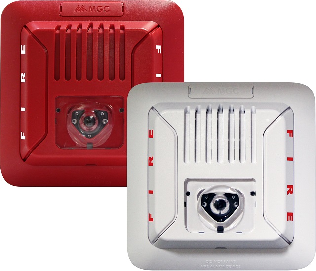 SIRENA C/LUZ ESTROB. LED MONTAJE TECHO BLANCA