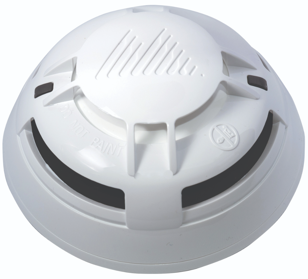 Detector de Humo, Direccionable, Inteligente, para Lazo SLC a 2 Hilos, Serie 4000 de MIRCOM, Protocolo MP, Color Blanco