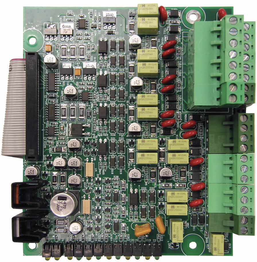 Modulo de control de telefonos de bomberos en red, con 5 circuitos, monta en el QMB-5000N, QMB-6000, 2009-12NDS Chassis