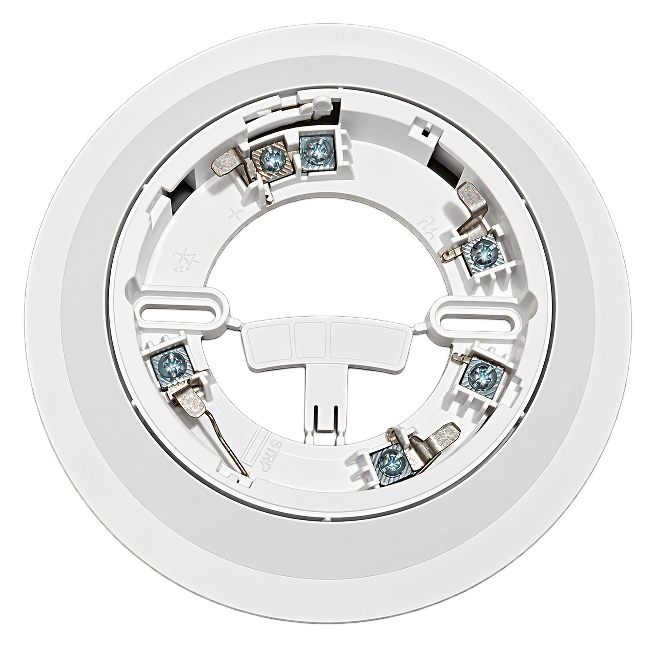 Base de 6 Pulgadas para Sensores Direccionables Serie MP de MIRCOM, Color Blanco