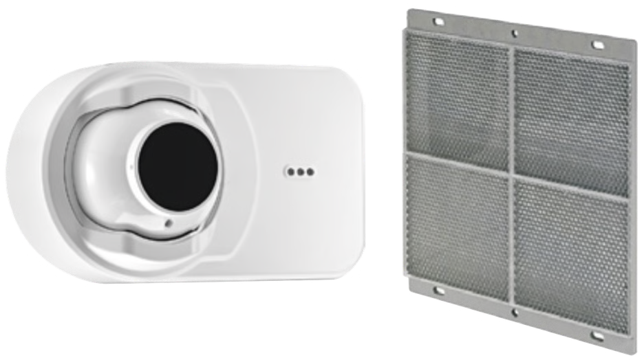 Detector de Humo por Haz Reflejado, Cobertura de 5 a 100 Metros, Compatible con Todos los Paneles de Detección de Incendio