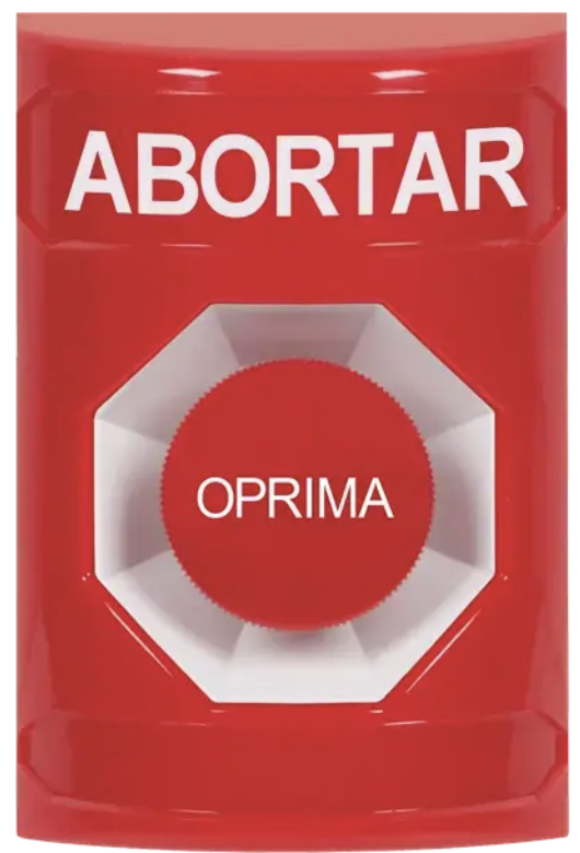 BOTON ABORTAR MOMENTANEO NO O NC 3 AMP @ 600VAC O 1 AMP @ 250 VDC